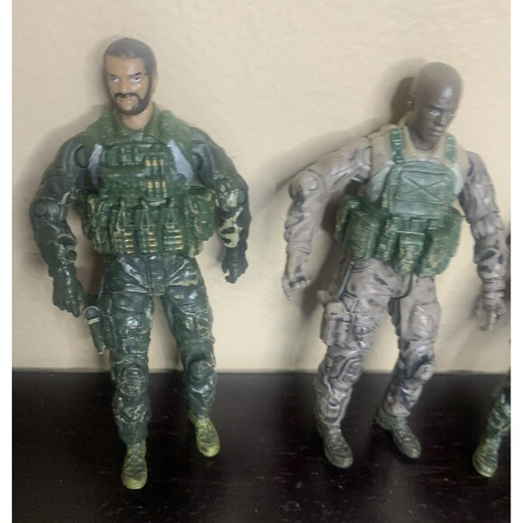 Lot of 5 Elite Force Navy Seals Fire Team 4" Figures - Picture 2 of 9
